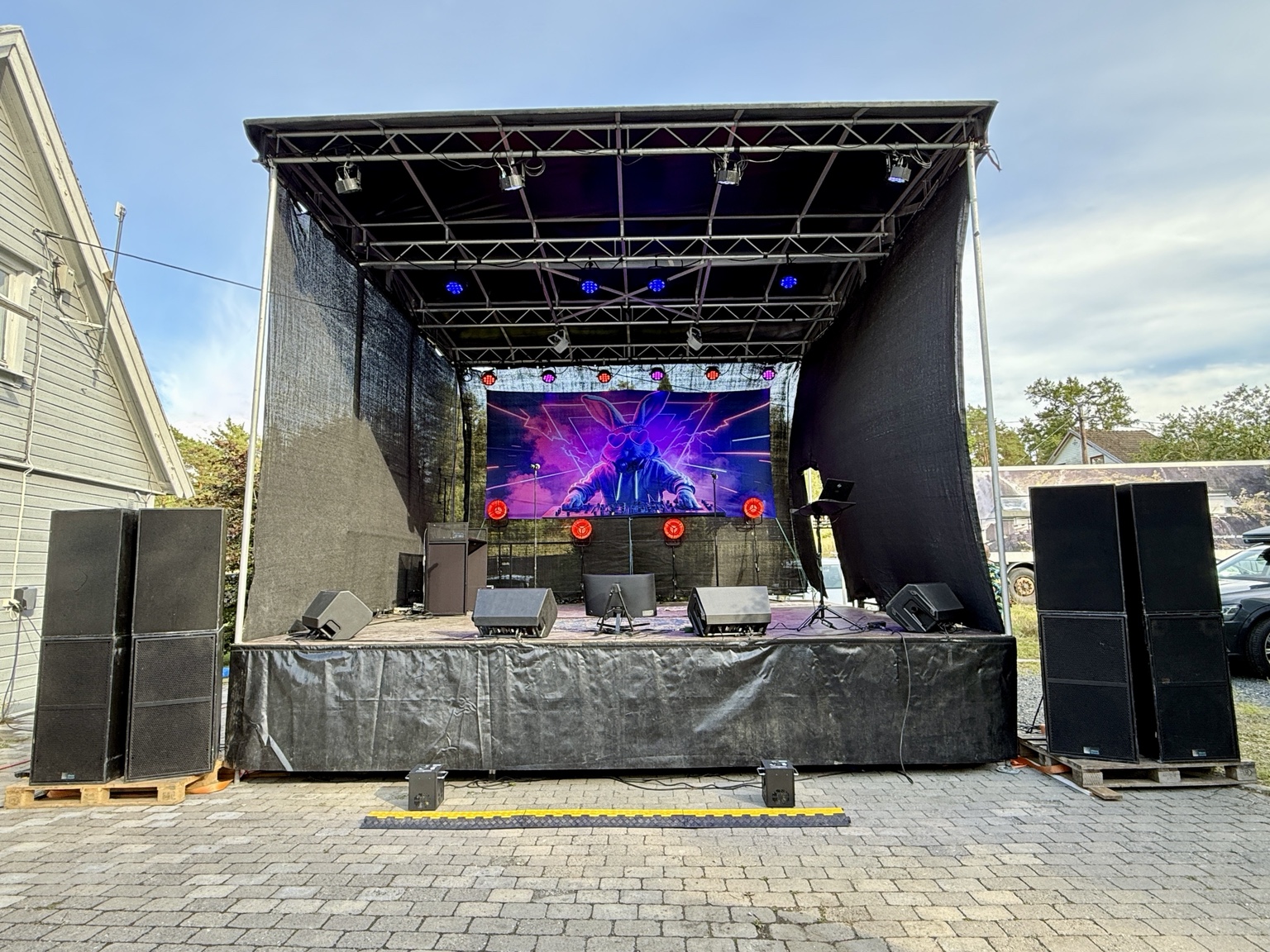 Komplett sceneoppsett